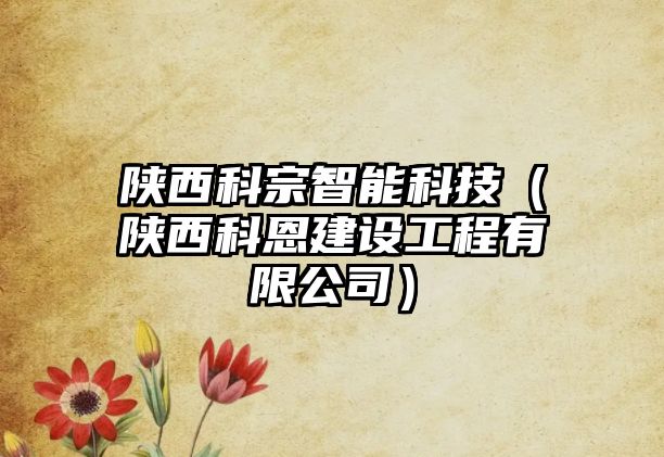 陜西科宗智能科技（陜西科恩建設(shè)工程有限公司）