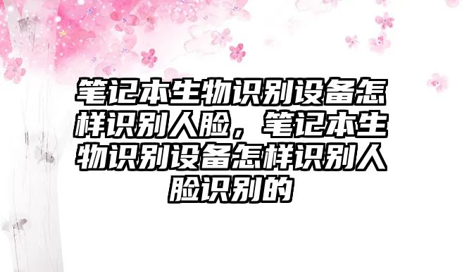 筆記本生物識別設(shè)備怎樣識別人臉，筆記本生物識別設(shè)備怎樣識別人臉識別的