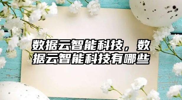 數(shù)據(jù)云智能科技，數(shù)據(jù)云智能科技有哪些