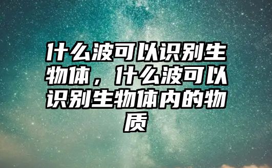 什么波可以識(shí)別生物體，什么波可以識(shí)別生物體內(nèi)的物質(zhì)