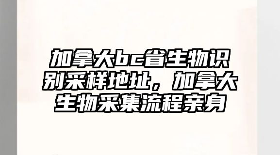 加拿大bc省生物識別采樣地址，加拿大生物采集流程親身